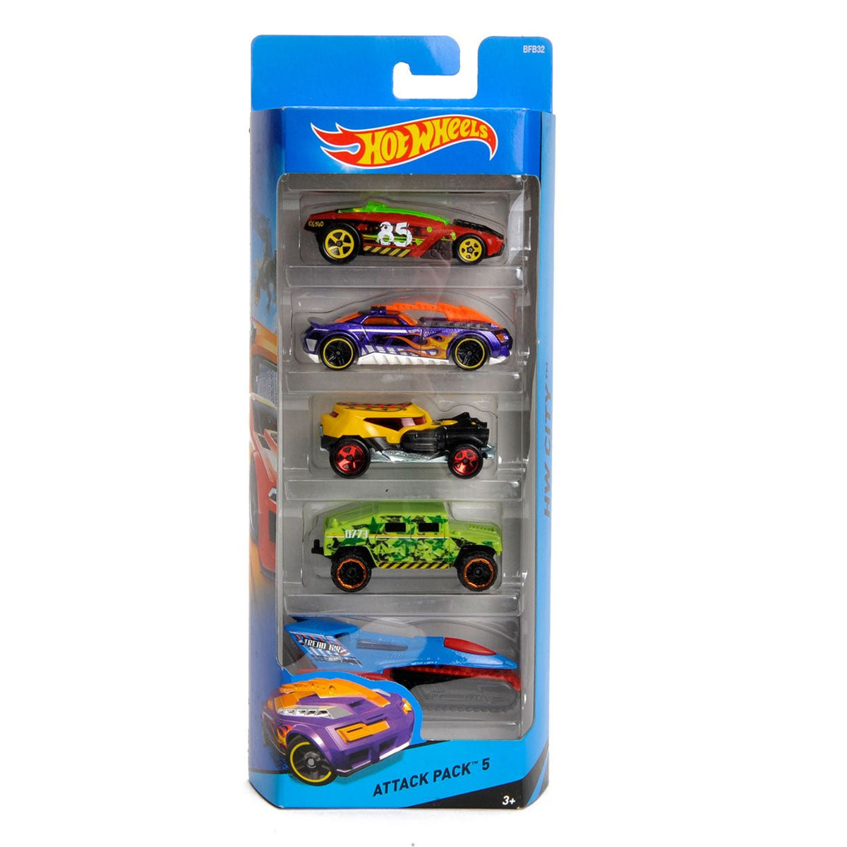 Mattel - Hot Wheels Set of 5 (1806) - 074299018060 - Crystal Lotus