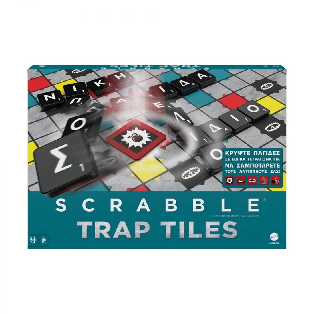 Mattel Scrabble Trap Tiles (Greek Version) - 194735115211 - CrystalLotus.eu