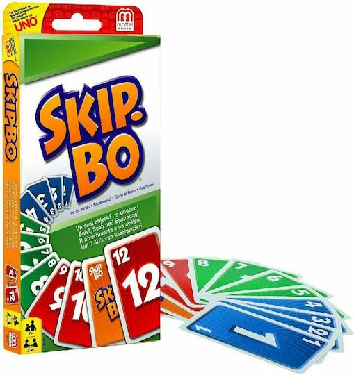 Mattel - SKIP BO (Greek Version) (52370) - 5011363523704 - Crystal Lotus