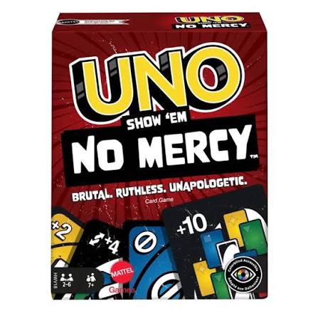 Mattel - UNO No Mercy (Greek Version) (HWV18) - 194735220809 - Crystal Lotus