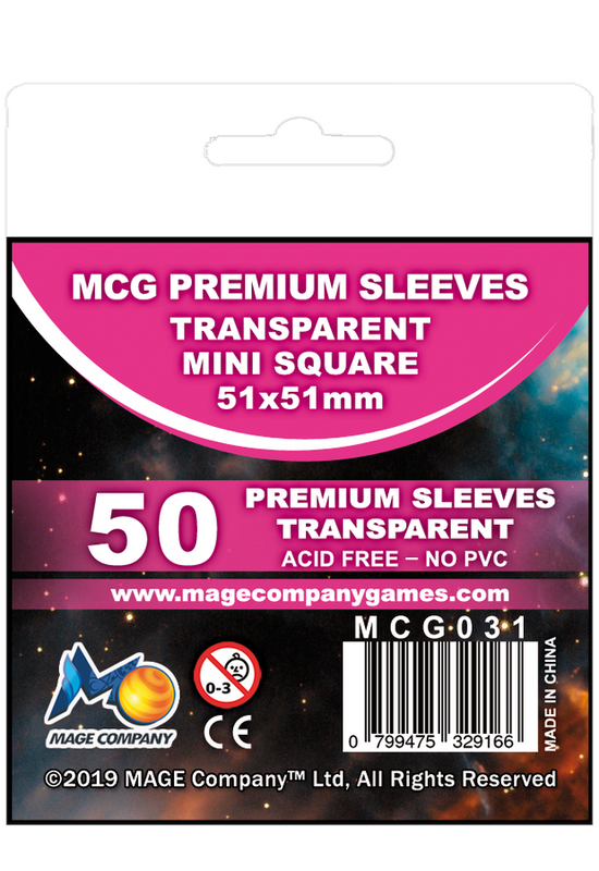 MCG Mini Square Sleeves (51 x 51) (100)