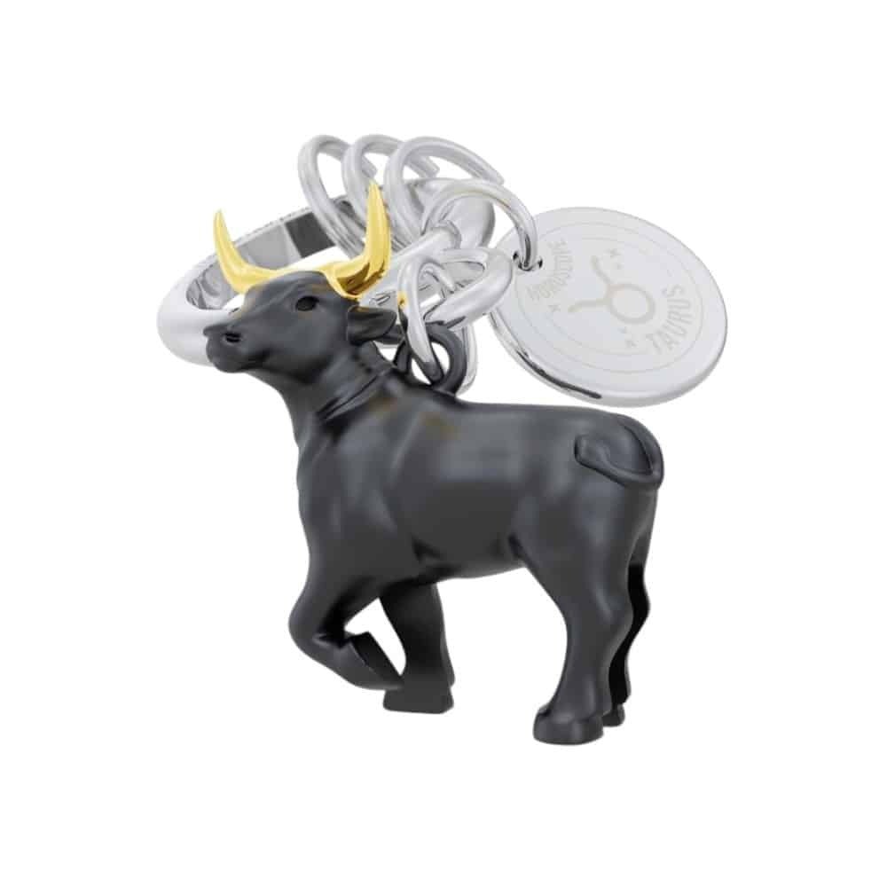 Metalmorphose Bag Charms - MTM351 - Taurus Bag Charm - 5404006063123 - Crystal Lotus