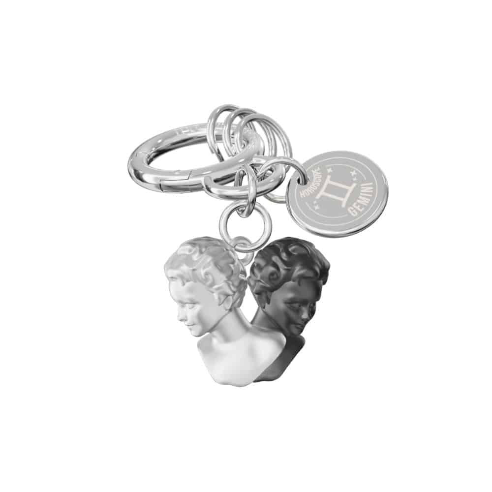 Metalmorphose Bag Charms - MTM352 - Gemini Bag Charm - 5404006063154 - Crystal Lotus