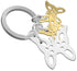 Metalmorphose Keychain - MTM079 - 02 - Butterfly Key Ring - 5404006036622 - Crystal Lotus