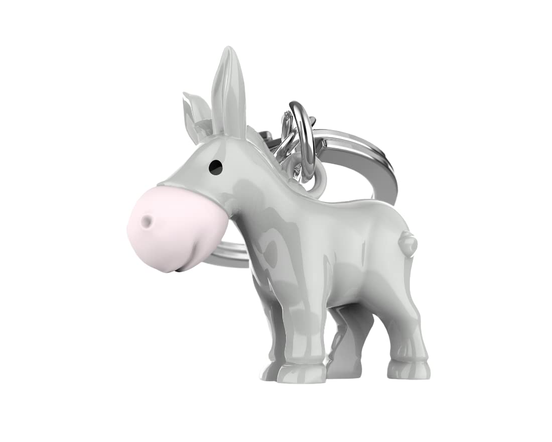 Metalmorphose Keychain - MTM132 - 01 - Donkey Key Ring - 5404006052349 - Crystal Lotus