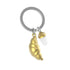 Metalmorphose Keychain - MTM134 - 01 - Fashion Croissant & Coffee Cup Key Ring - 5404006052356 - Crystal Lotus
