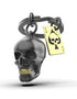 Metalmorphose Keychain - MTM137 - 01 - Black Skull with Playing Card Key Ring - 5404006052394 - Crystal Lotus
