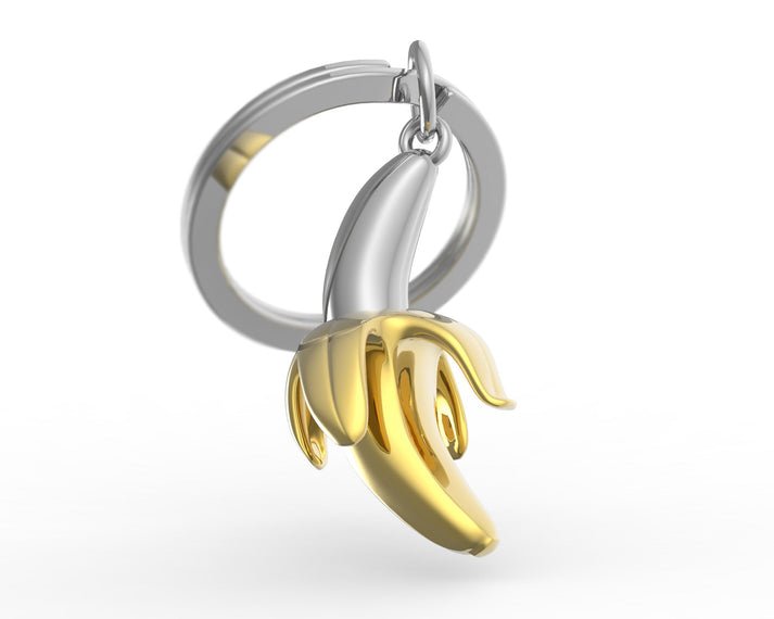 Metalmorphose Keychain - MTM140 - 01 - Banana Key Ring - 5404006052318 - Crystal Lotus