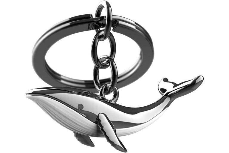 Metalmorphose Keychain - MTM146 - 01 - Whale Key Ring - 5404006055197 - Crystal Lotus