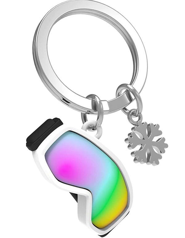 Metalmorphose Keychain - MTM147 - 01 - Goggles with Snowflake Key Ring - 5404006052042 - Crystal Lotus