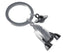 Metalmorphose Keychain - MTM201 - 02 - Rocket & Saturn Key Ring - 5404006043873 - Crystal Lotus