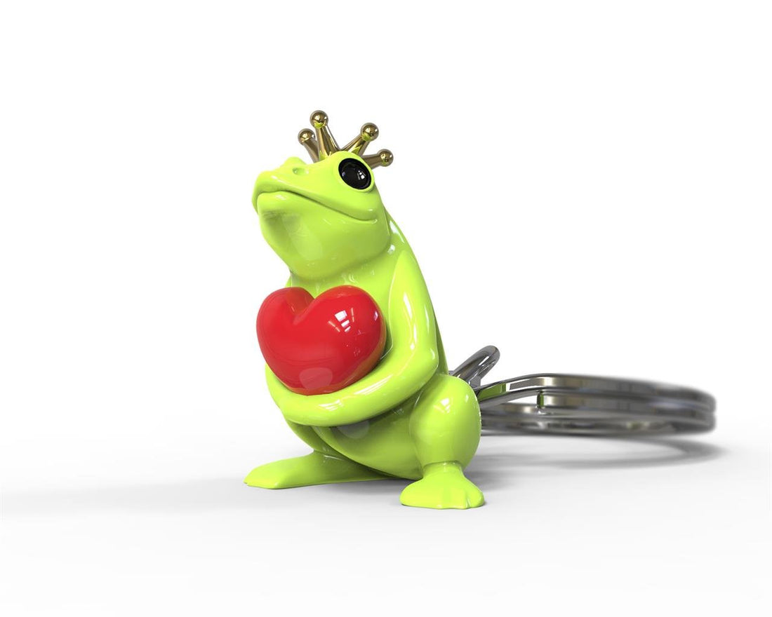 Metalmorphose Keychain - MTM217 - 01 - Prince Frog Key Ring - 5404006047079 - Crystal Lotus