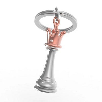Metalmorphose Keychain - MTM241 - Queen Chess Key Ring - 5404006044047 - Crystal Lotus