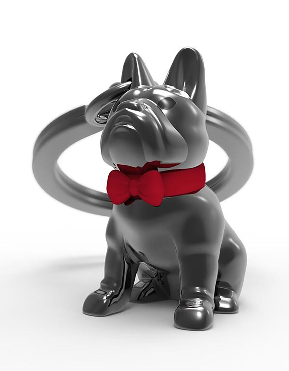Metalmorphose Keychain - MTM253 - 02 - Bulldog Key Ring - 5404006046621 - Crystal Lotus