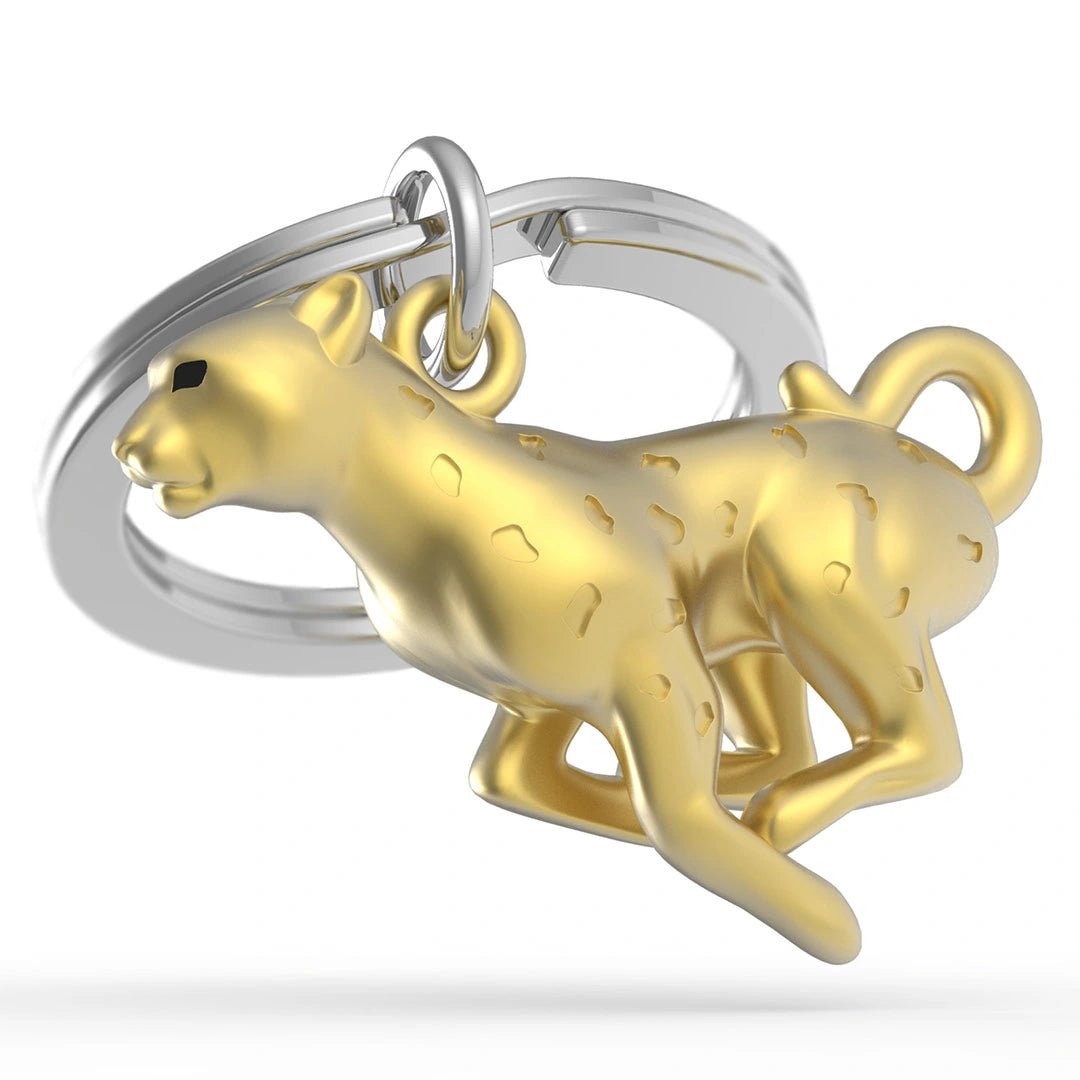 Metalmorphose Keychain - MTM272 - 01 - Leopard Key Ring - 5404006047734 - Crystal Lotus