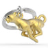 Metalmorphose Keychain - MTM272 - 01 - Leopard Key Ring - 5404006047734 - Crystal Lotus