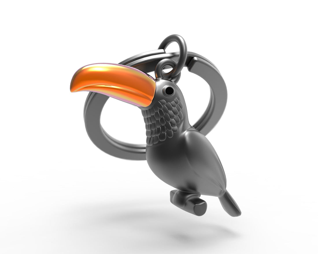 Metalmorphose Keychain - MTM274 - 01 - Toucan Key Ring - 5404006047765 - Crystal Lotus