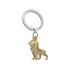 Metalmorphose Keychain - MTM275 - 01 - Lion & Crown Key Ring - 5404006047796 - Crystal Lotus