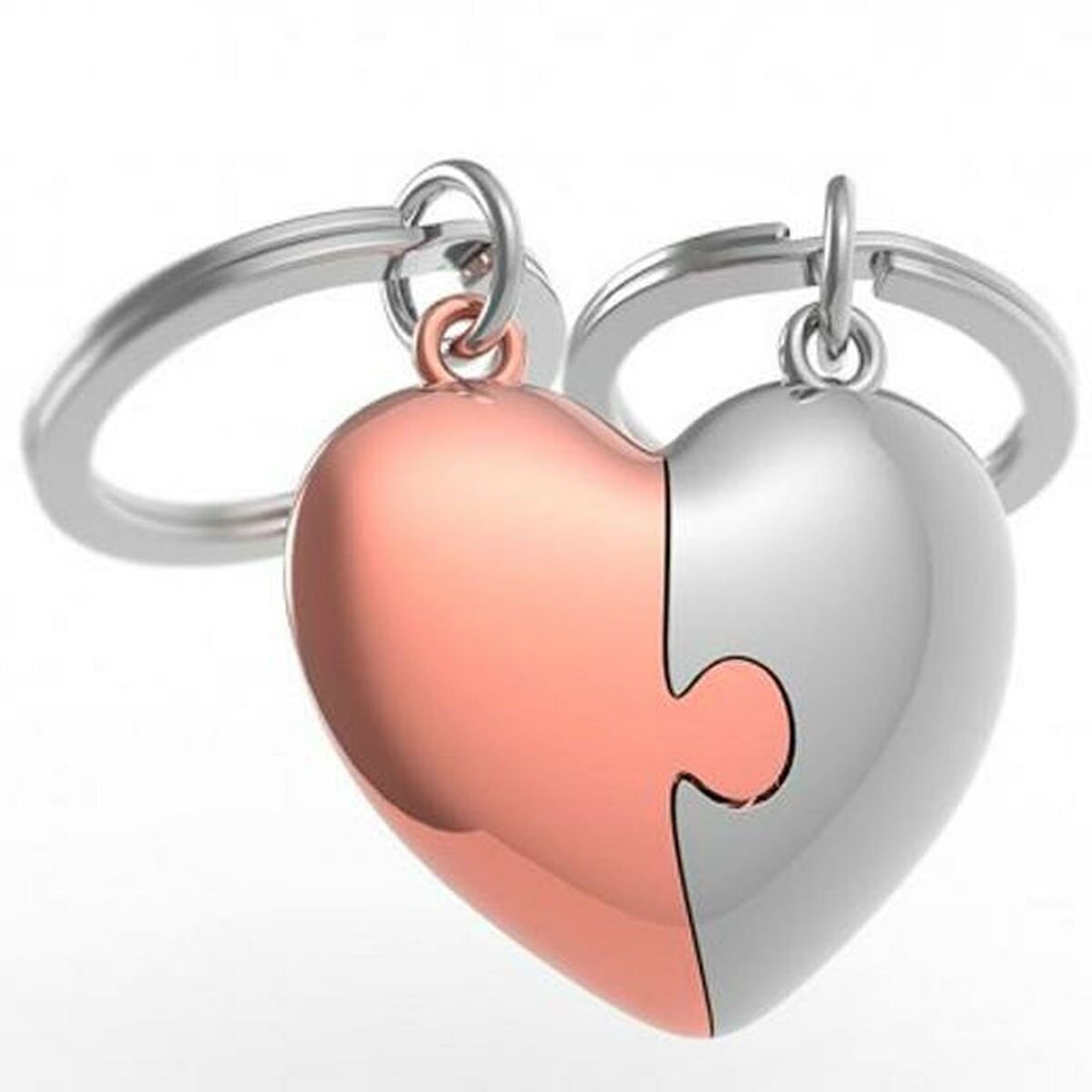Metalmorphose Keychain - MTM304 - 01 - You Are My Other Half Heart Key Ring - 5404006049752 - Crystal Lotus