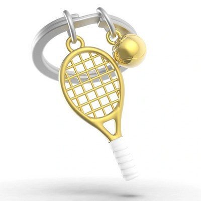 Metalmorphose Keychain - MTM317 - 01 - Tennis Key Ring - 5404006060177 - Crystal Lotus