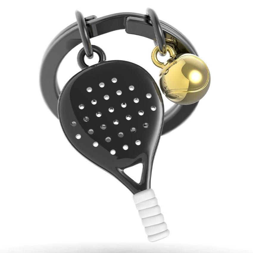 Metalmorphose Keychain - MTM318 - 01 - Padel Key Ring - 5404006060207 - Crystal Lotus