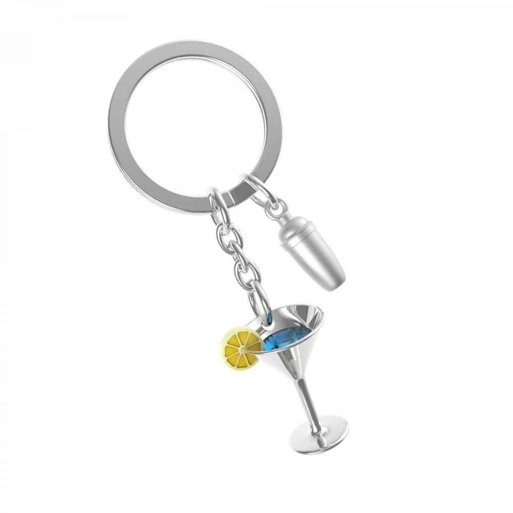 Metalmorphose Keychain - MTM327 - 01 - Cocktail Key Ring - 5404006060443 - Crystal Lotus