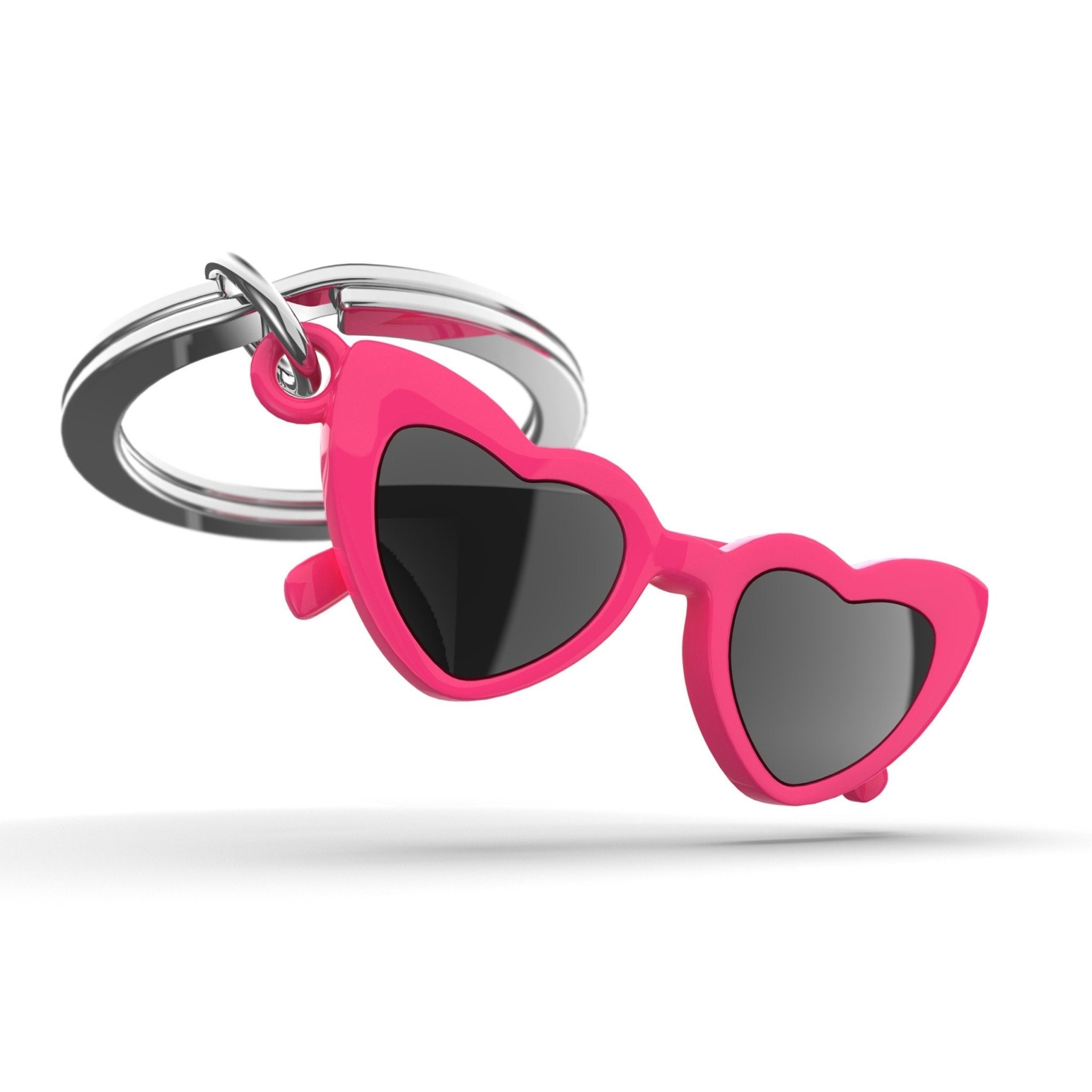 Metalmorphose Keychain - MTM334 - 01 - Love Glasses Key Ring - 5404006061433 - Crystal Lotus