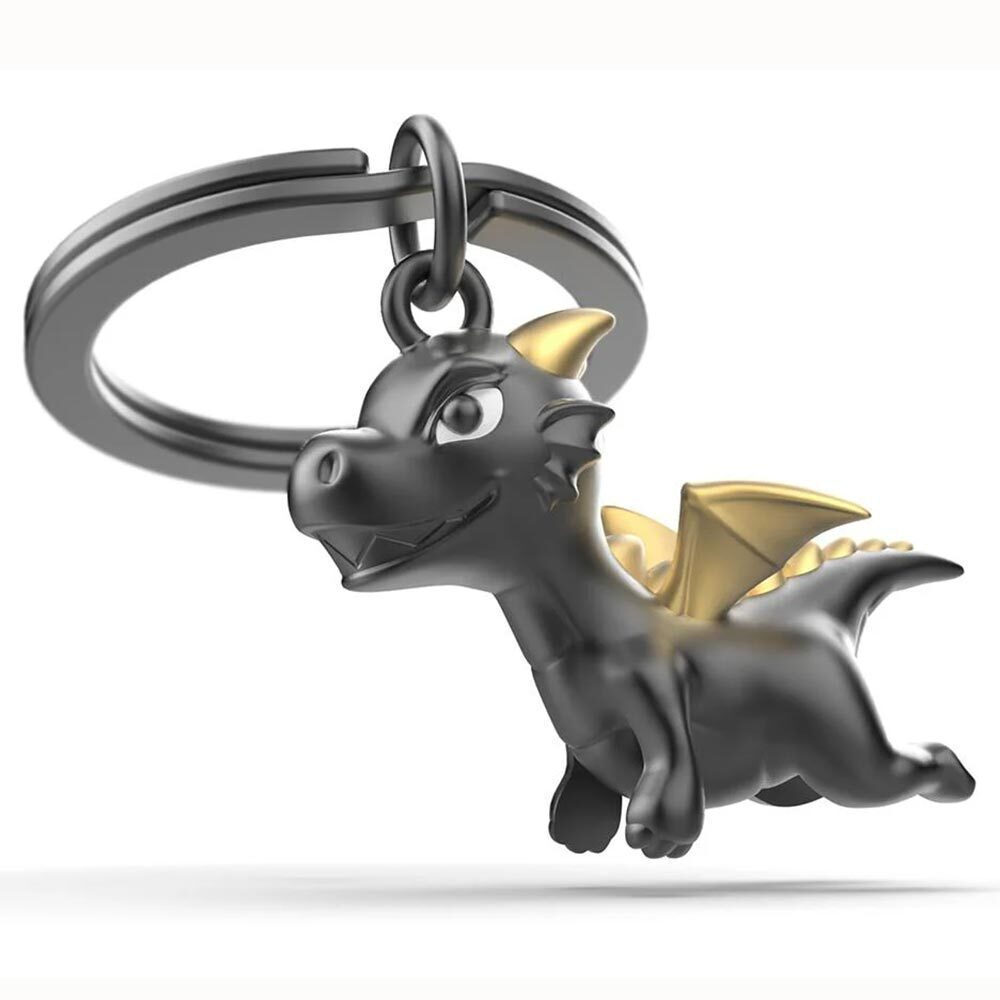 Metalmorphose Keychain - MTM338 - 01 - Dragon Key Ring - 5404006061495 - Crystal Lotus