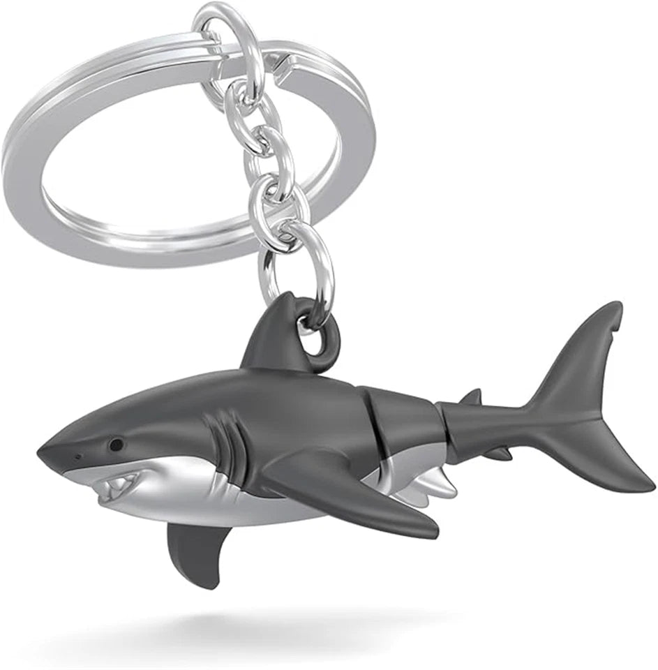 Metalmorphose Keychain - MTM346 - 01 - Shark Key Ring - 5404006064267 - Crystal Lotus