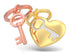 Metalmorphose Keychain - MTM365 - 01 - Key To My Heart Key Ring - 5404006063970 - Crystal Lotus