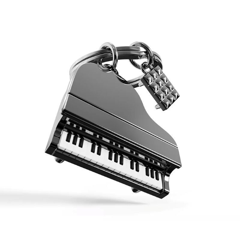 Metalmorphose Keychain - MTM374 - 01 - Music Collection Piano - 5404006065523 - Crystal Lotus