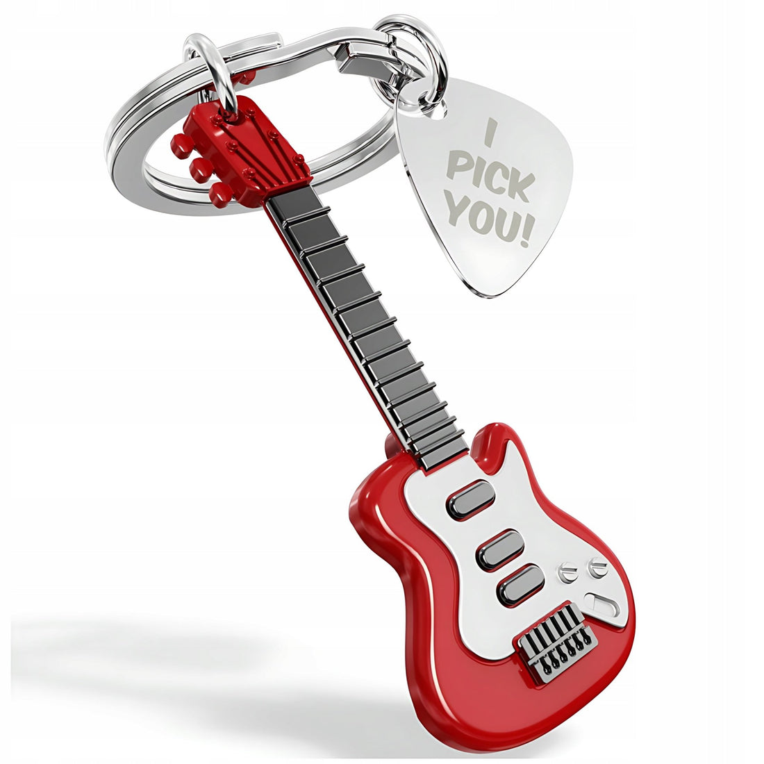 Metalmorphose Keychain - MTM375 - 01 - Music Collection Electric Guitar Key Ring - 5404006065493 - Crystal Lotus
