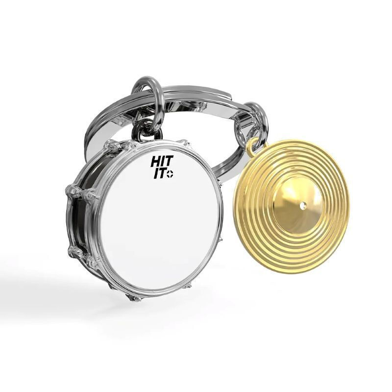 Metalmorphose Keychain - MTM376 - 01 - Music Collection Drums Key Ring - 5404006065585 - Crystal Lotus