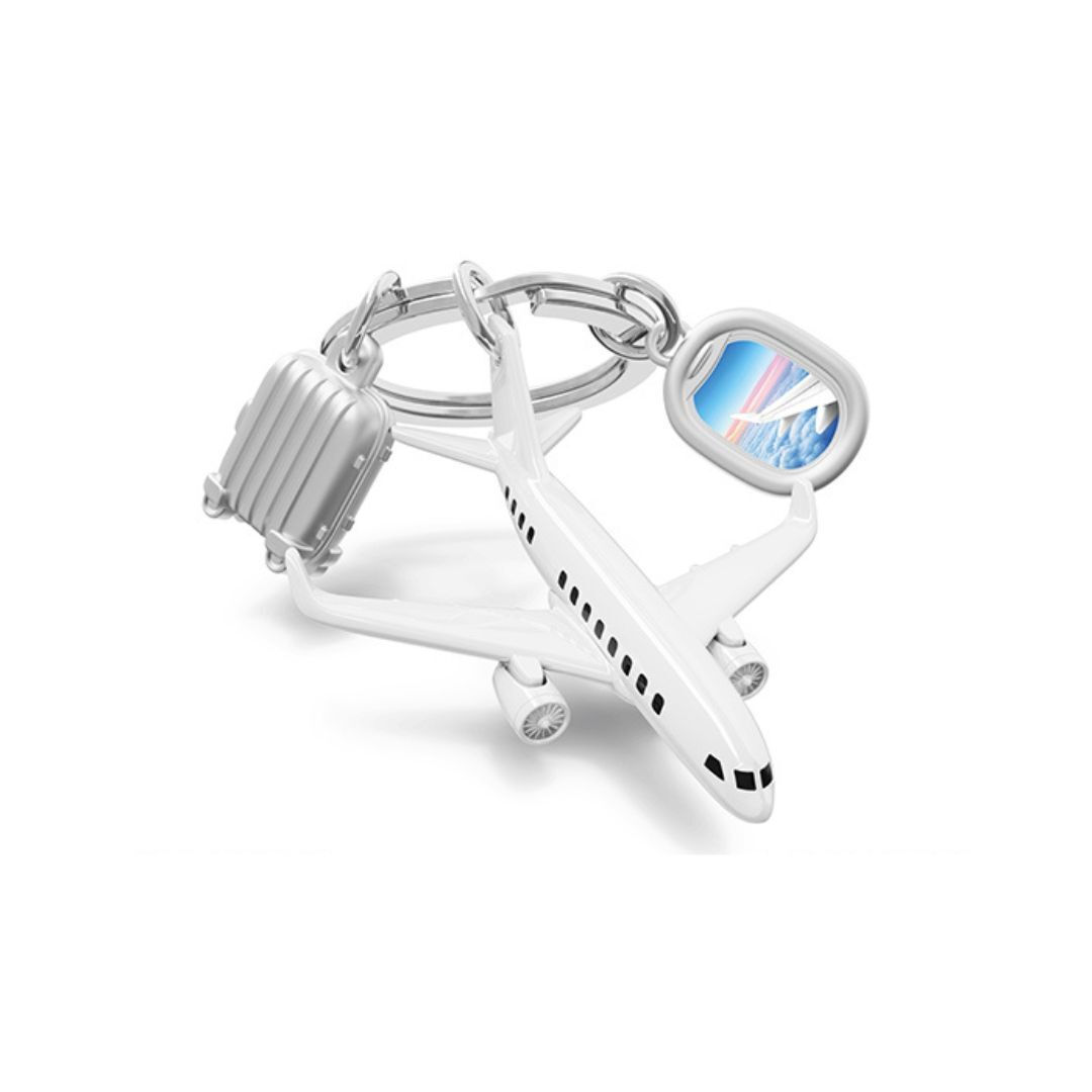 Metalmorphose Keychain - MTM377 - 01 - Travel Lover - 5404006065707 - Crystal Lotus