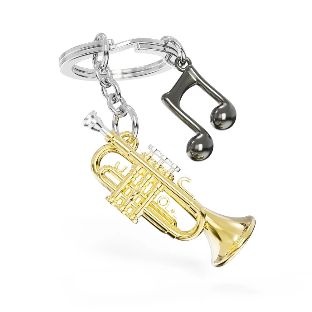 Metalmorphose Keychain - MTM401 - 01 - Music Collection Trumpet - 5404006073542 - Crystal Lotus