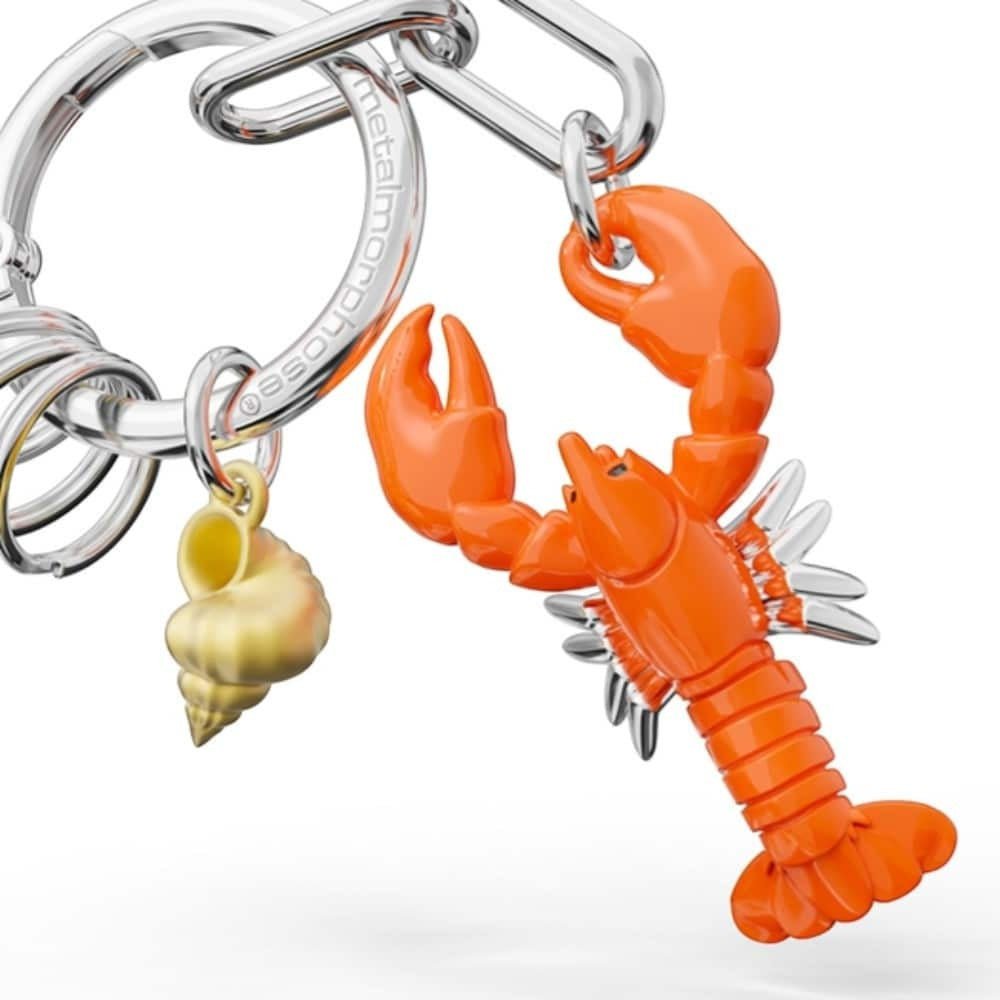 Metalmorphose Keychain - MTM416 - 01 - Sealife Collection Lobster With Shell - 5404006073603 - Crystal Lotus