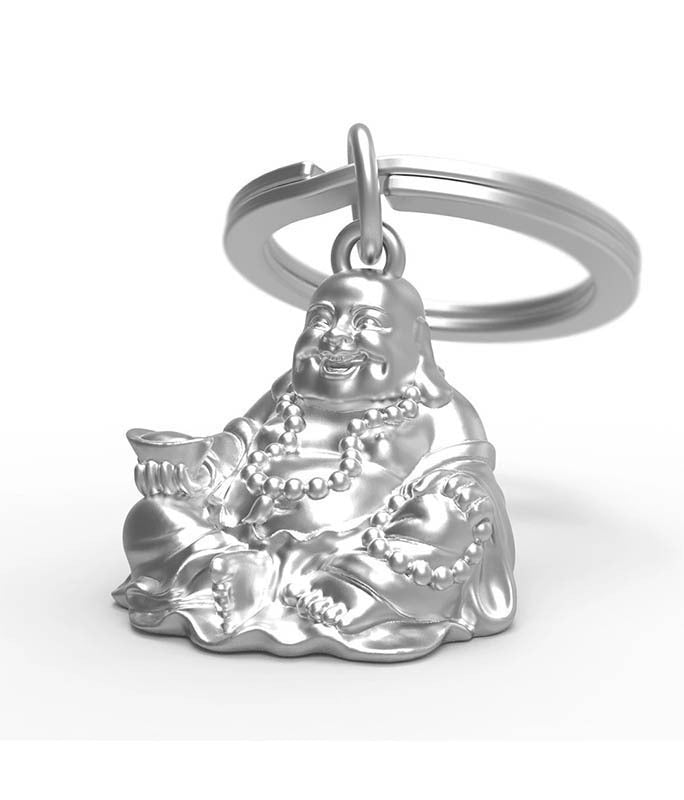 Metalmorphose Keychain - MTM888 - 01 - Buddha Key Ring - 5404006036585 - Crystal Lotus