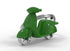 Metalmorphose Keychain - MTM999 - 03 - Scooter Key Ring - 5404006025206 - Crystal Lotus