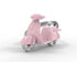 Metalmorphose Keychain - MTM999 - 05 - Scooter Key Ring - 5404006025220 - Crystal Lotus