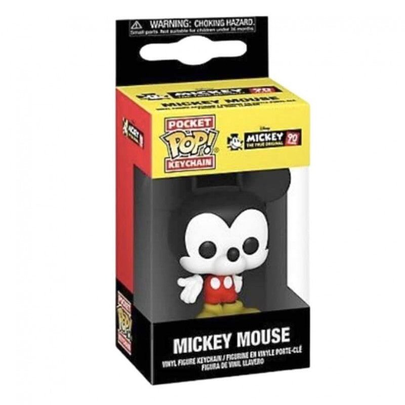 Mickey Maus 90th Anniversary Pocket POP! Vinyl Keychain Mickey Mouse 4 cm - 889698325684 - CrystalLotus.eu