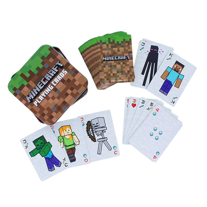 Minecraft Playing Cards - 5055964742218 - CrystalLotus.eu