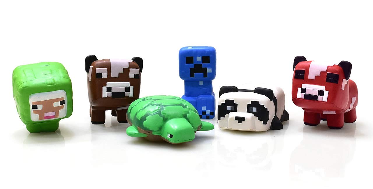 Minecraft Squishme Anti - Stress Figure 6 cm (Series 2) - 735850859934 - CrystalLotus.eu