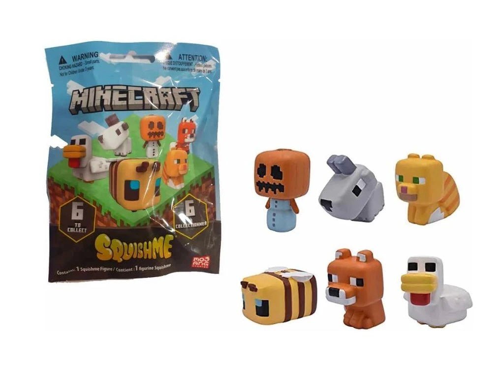 Minecraft Squishme Anti - Stress Figure 6 cm (Series 3) - 793618119997 - CrystalLotus.eu