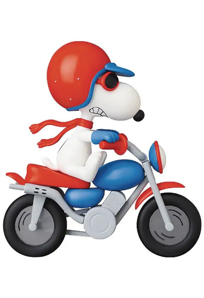 Mini figurine Medicom UDF No.682 Peanuts Series 13 Motocross Snoopy 10 cm - 4530956156828 - CrystalLotus.eu