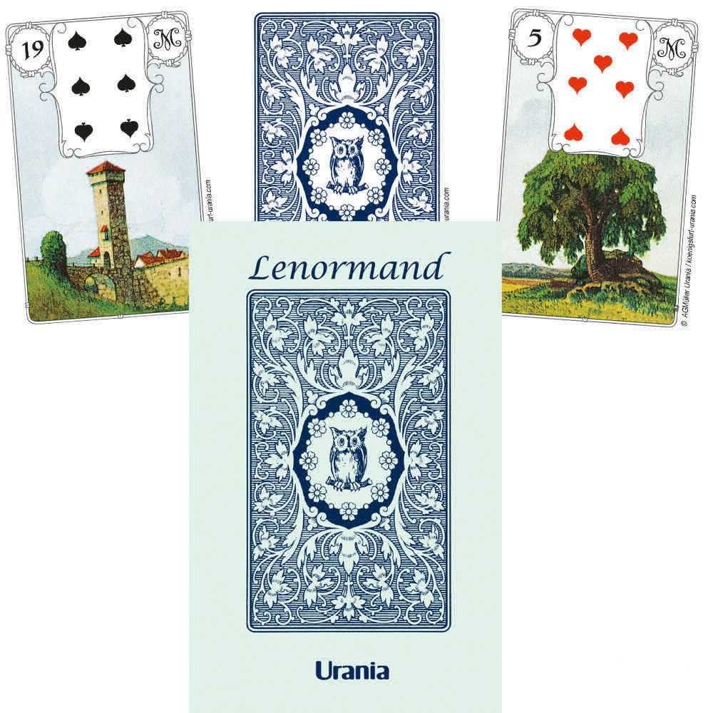 Mlle Lenormand Blue Owl - 9783038193319 - CrystalLotus.eu