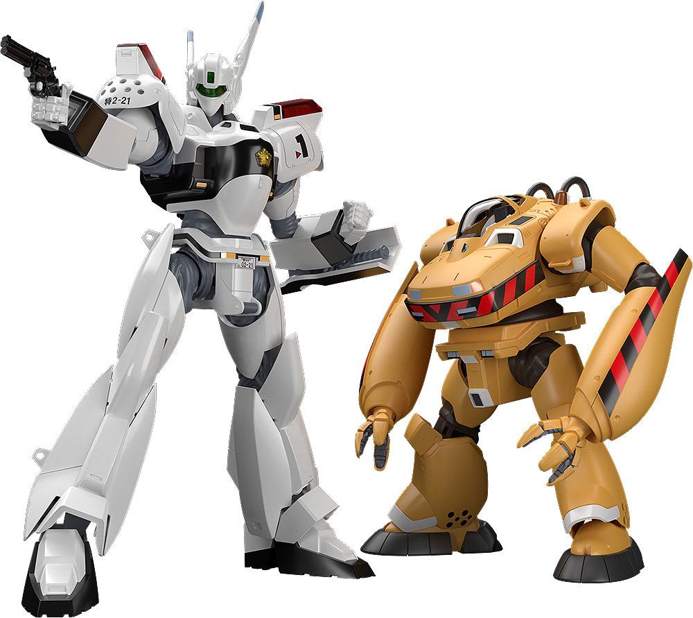 Mobile Police Patlabor Moderoid Plastic Model Kits 1/60 AV - 98 Ingram &amp; Bulldog 10 - 13 cm - 16335074998059 - CrystalLotus.eu