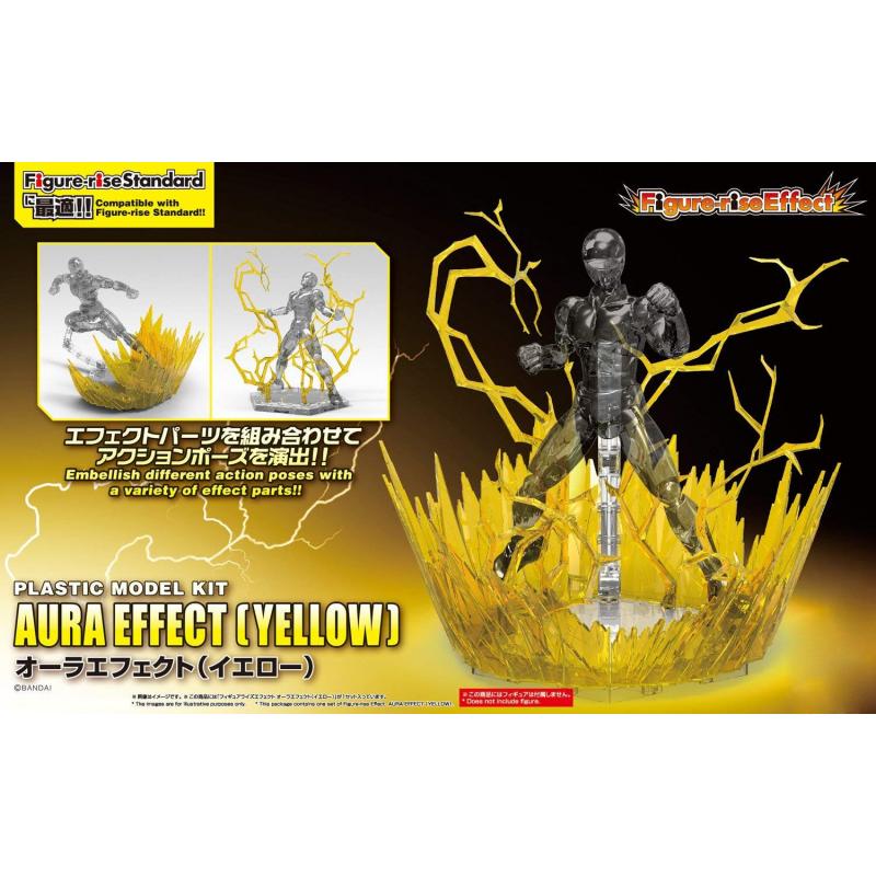 Model Kit Accessories - Figure - Rise Effect Aura Effect (Yellow) - 4549660129721 - CrystalLotus.eu