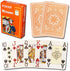 Modiano Poker 100% Plastic 4 Jumbo Index Orange - 8003080004854 - CrystalLotus.eu