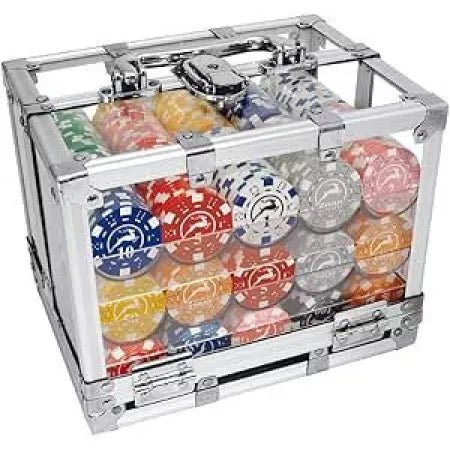Modiano Poker Chips Set 600 14g pieces in 5 Colors (Includes Carring Case) - 8003080764536 - Crystal Lotus