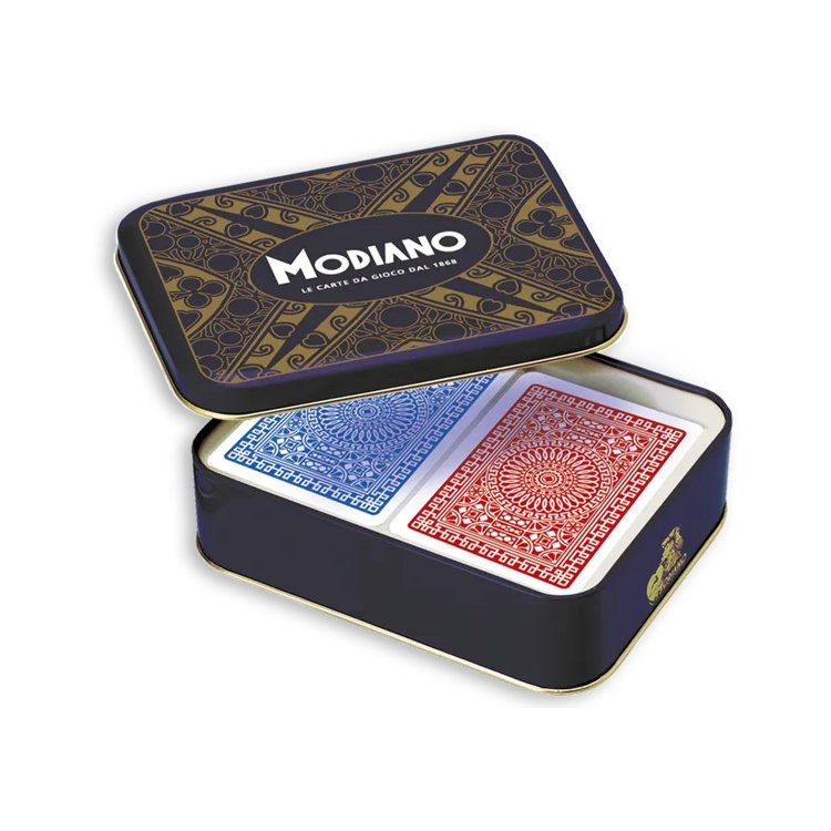 Modiano Ramino Club Tin Box - 8003080076639 - CrystalLotus.eu